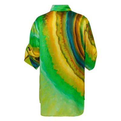 Alemais Iris Silk Shirt In Multi