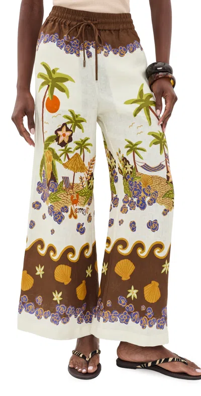 Alemais Island Cove Pants Cream