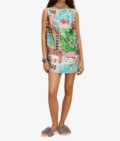 Alemais Jazz Embellished Mini Dress In Multi