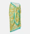 Alemais Jeff Printed Cotton Beach Cover-up In Multicoloured