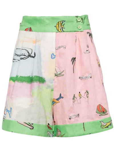 Alemais Jet Shorts In Green