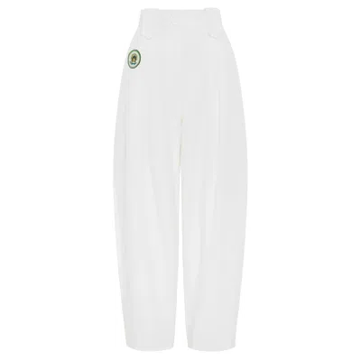 Alemais Josette Pant In White