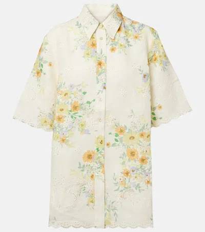 Alemais Juliette Floral Linen Shirt