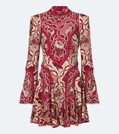 Alemais Alémais Kenny Floral Minidress In Multi