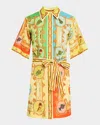 Alemais 'la Musica' Multicolor Dress With All-over Graphic Print In Multi