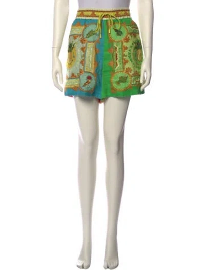 Pre-owned Alemais La Musica Mini Shorts In Multi