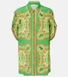 Alemais La Musica Printed Silk Crepe De Chine Shirt In Multicolour