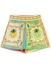 Alemais La Musica Linen Shorts In Multicolor