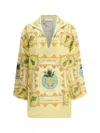 Alemais La Musica Mini Tunic Dress In Lemon