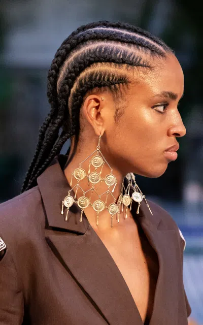 Alemais Le Jardin Coin Chandalier Earrings