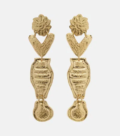 Alemais Alémais Le Jardin Drop Earrings In Gold