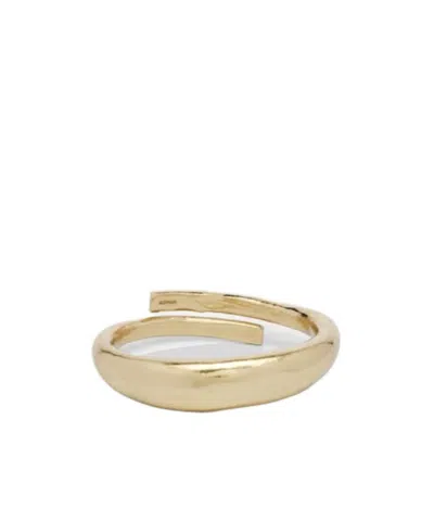 Alemais Le Jardin Flat Bangle In Gold
