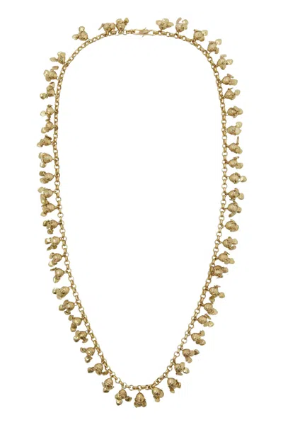 Alemais Le Jardin Heart Long Necklace In Gold