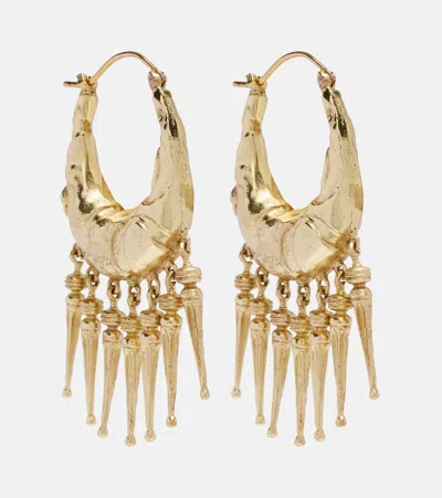 Alemais Alémais Le Jardin Spike Hood Earrings In Gold