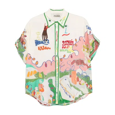 Alemais Leather Shirts In Multicolor