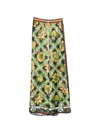 Alemais Womens  Liana Printed Silk Palazzo Trousers In Multi