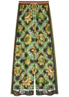 Alemais Womens  Liana Printed Silk Palazzo Trousers In Multi