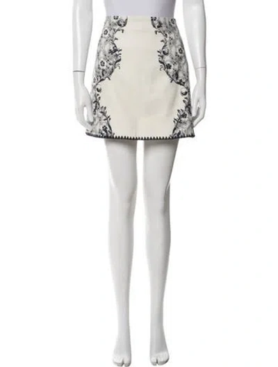 Pre-owned Alemais Linen Mini Skirt In Neutral