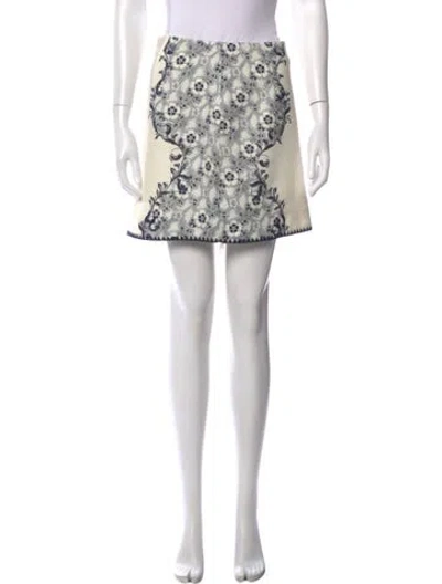 Pre-owned Alemais Linen Mini Skirt W/ Tags In Neutrals
