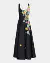 Alemais Lolita Embellished Gown In Black