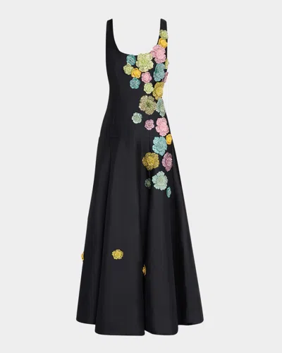 Alemais Lolita Embellished Gown In Black