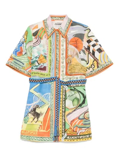 ALEMAIS LUCKY PACE SHIRT DRESS - WOMEN'S - COTTON/EUROPEAN FLAX™ CERTIFIED LINEN
