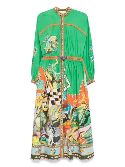 ALEMAIS LUCKY PACE SHIRT DRESS