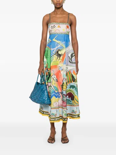 Alemais Lucky Pace Sundress In Multi