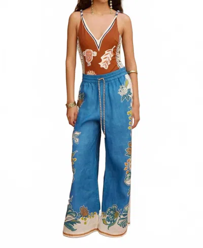 Alemais Luda Relaxed Jogger Pant In Blue