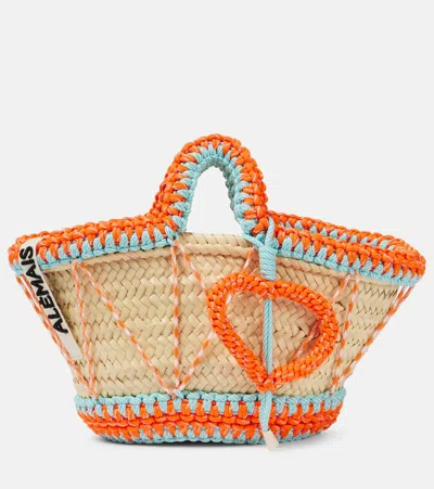 Alemais Alémais Luis Macrame Cord Mini Basket Bags In Multicolor
