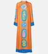 Alemais Luis Printed Midi Dress In Multicoloured