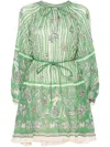 Alemais Lula Mini Dress In Green