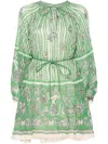 Alemais Lula Mini Dress In Green