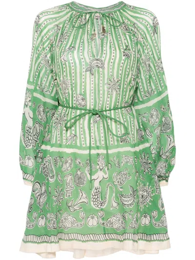 ALEMAIS LULA MINI DRESS - WOMEN'S - COTTON/RAMIE