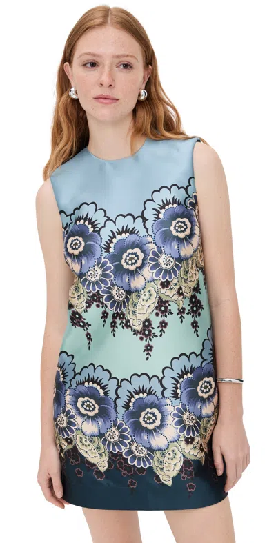 Alemais Madalena Mini Dress Blue