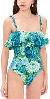 Alemais Margo Ruffle One Piece Multi In Multi