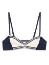 Alemais Marine Bikini Top In Black