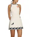 Alemais Marine Printed Cotton Minidress In Cream