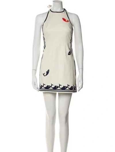 Pre-owned Alemais Marine Mini Dress Mini Dress W/ Tags In Neutral