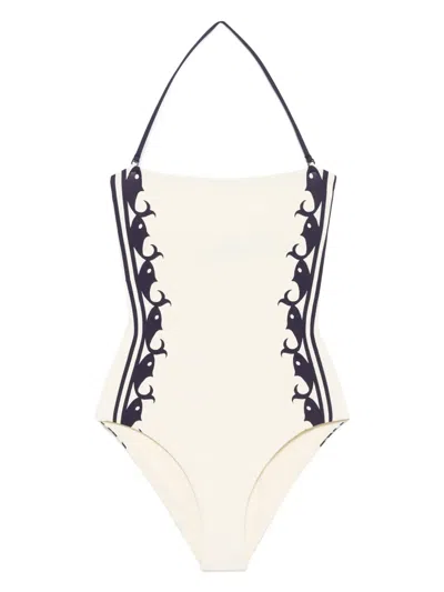 Alemais Marine Swimsuit In Neutral