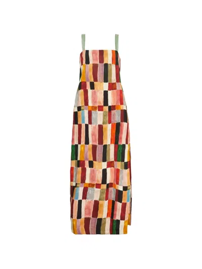 Alemais Marjorelle Embellished Midi Dress In Multi