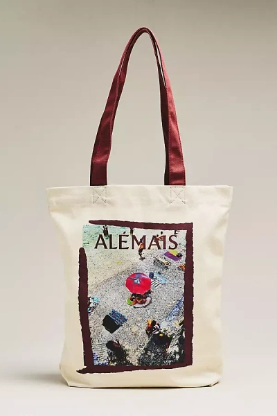 Alemais Maroc Library Tote In White