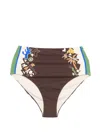 Alemais Maroc Printed Bikini Bottom In Multi