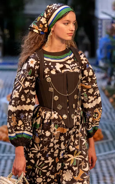 Alemais Maroc Silk Scarf In Multi