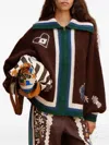Alemais Maroc Zip-up Cardigan In Multi
