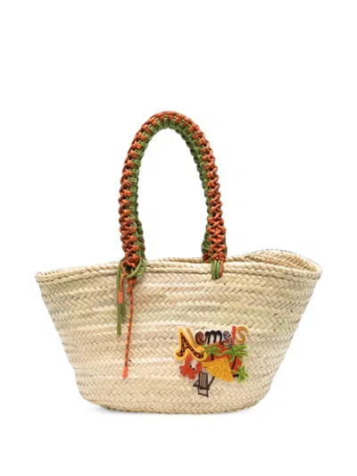 Alemais Maxi Island Tote Bag In Neutral
