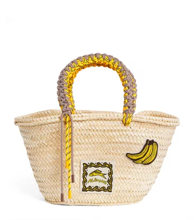 Alemais Medium Woven Mona Basket Bag