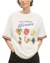 Alemais Mercado Fresca Graphic Tee In Yellow