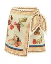 Alemais Mercado Fruit Print Skirt In Multi