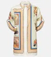 Alemais Mercado Printed Linen Shirt In Multi